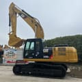 2022 Caterpillar 330D2L crawler excavator side view