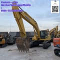 2021 Komatsu PC400 crawler excavator, front three-quarter view