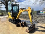 2021 JCB 16C-1 mini excavator, side view