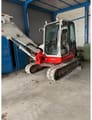 2016 Takeuchi TB260 mini excavator, side view