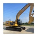 2022 Caterpillar 330GC crawler excavator, side profile view