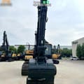2026 Hyundai HX220L crawler excavator, front view of boom and bucket