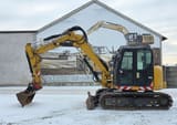 2016 Caterpillar 308E2CR crawler excavator, side view