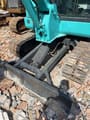 2002 Kobelco SK60 crawler excavator front blade view