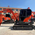 2024 Doosan DX60-9c mini excavator side view