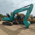 2019 Kobelco SK260 crawler excavator, side profile view