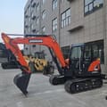 2024 Doosan DX60-9C mini excavator, side view
