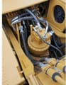 2018 Caterpillar 336D crawler excavator hydraulic compartment view