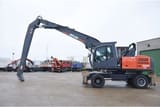 2012 Atlas 270 MH wheel excavator, side view