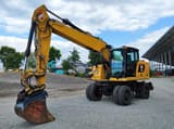 2018 Caterpillar M316F wheel excavator, side view