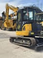 2024 Komatsu PC35MR-2 mini excavator, side view