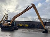 2016 Hyundai HX300LR long reach excavator side view