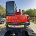 2024 Yanmar VIO80 mini excavator rear view