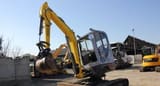 2015 Wacker Neuson 50Z3 mini excavator, front three-quarter view