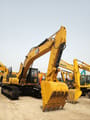 2023 Caterpillar 336GC crawler excavator, front three-quarter view