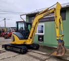 2016 Komatsu PC50MR-2 mini excavator, side view
