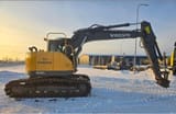 2018 Volvo ECR145CL crawler excavator side view