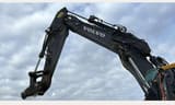 2019 Volvo ECR235EL crawler excavator boom and arm detail