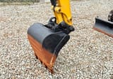 2012 Caterpillar 303.5ECR crawler excavator bucket and blade detail