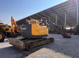 2015 Volvo ECR145DL crawler excavator rear view