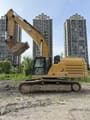 2021 Caterpillar 349 crawler excavator, side profile view