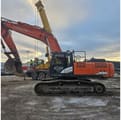 2018 Hitachi Zaxis 350LC crawler excavator side view