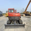 2021 Kubota KX185 mini excavator, rear view