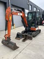 2023 Hitachi ZX33U-6 mini excavator, front three-quarter view