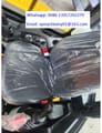 2025 LiuGong 9017 Mini Excavator cab interior with the operator's seat covered in protective plastic.