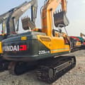 2024 Hyundai R220LC-9S crawler excavator, rear three-quarter view