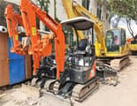 2023 Hitachi ZX17U mini excavator front view
