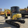 2023 Yanmar ViO55 mini excavator, three-quarter view