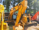 2021 Caterpillar 325C crawler excavator, side view of boom and cab