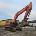 2018 Hitachi ZX350LC-6 crawler excavator side view