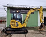 2016 Komatsu PC50MR-2 mini excavator, side view