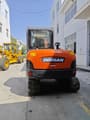 Doosan DH60 mini excavator, rear view