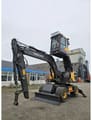 2016 Volvo EW160E wheel excavator, side view