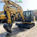 2020 Caterpillar 305.5E2 mini excavator, front three-quarter view