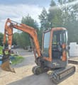 2008 Doosan DX27Z mini excavator, side view