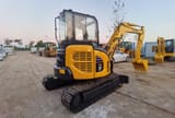 2021 Komatsu PC50MR mini excavator, rear three-quarter view