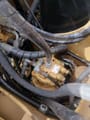 2023 Caterpillar 307E2 mini excavator hydraulic component view