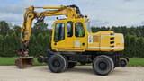 1996 Atlas 1304KZW wheel excavator, side view