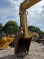 2021 Caterpillar 349DL crawler excavator, close-up of bucket and boom