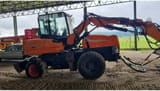 Gallmac WMW 115 wheel excavator side view