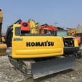 2022 Komatsu PC120 crawler excavator rear view