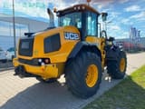 2018 JCB 419S wheel loader, rear three-quarter view