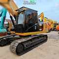 2018 Caterpillar 320D2 crawler excavator, side profile view