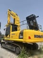 2023 Komatsu PC350-8 crawler excavator, rear three-quarter view