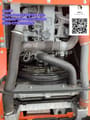 2023 Hitachi ZX120 crawler excavator engine compartment view