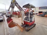 2019 Takeuchi TB215R mini excavator, side view